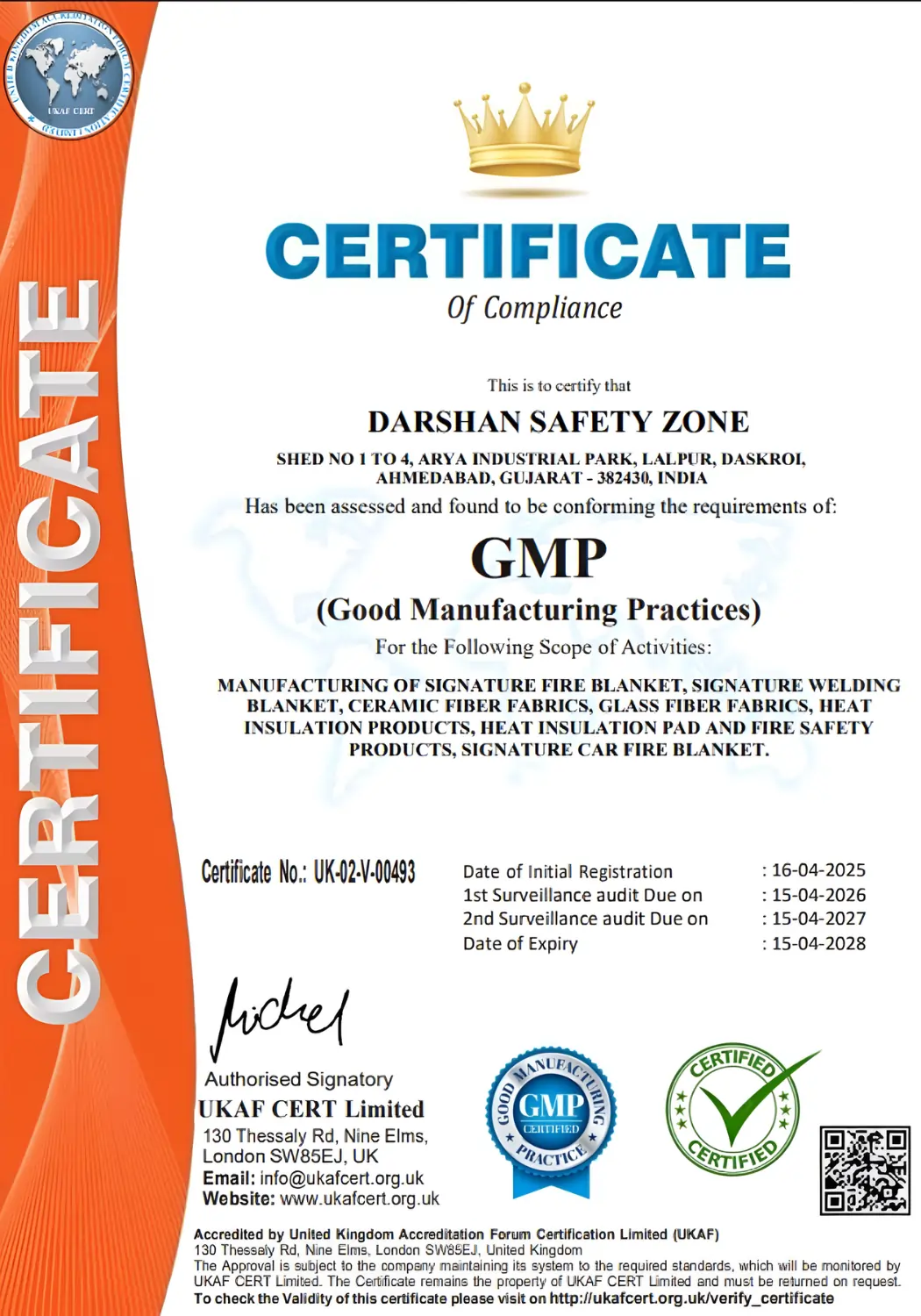 gmp of uk darshan safety zone