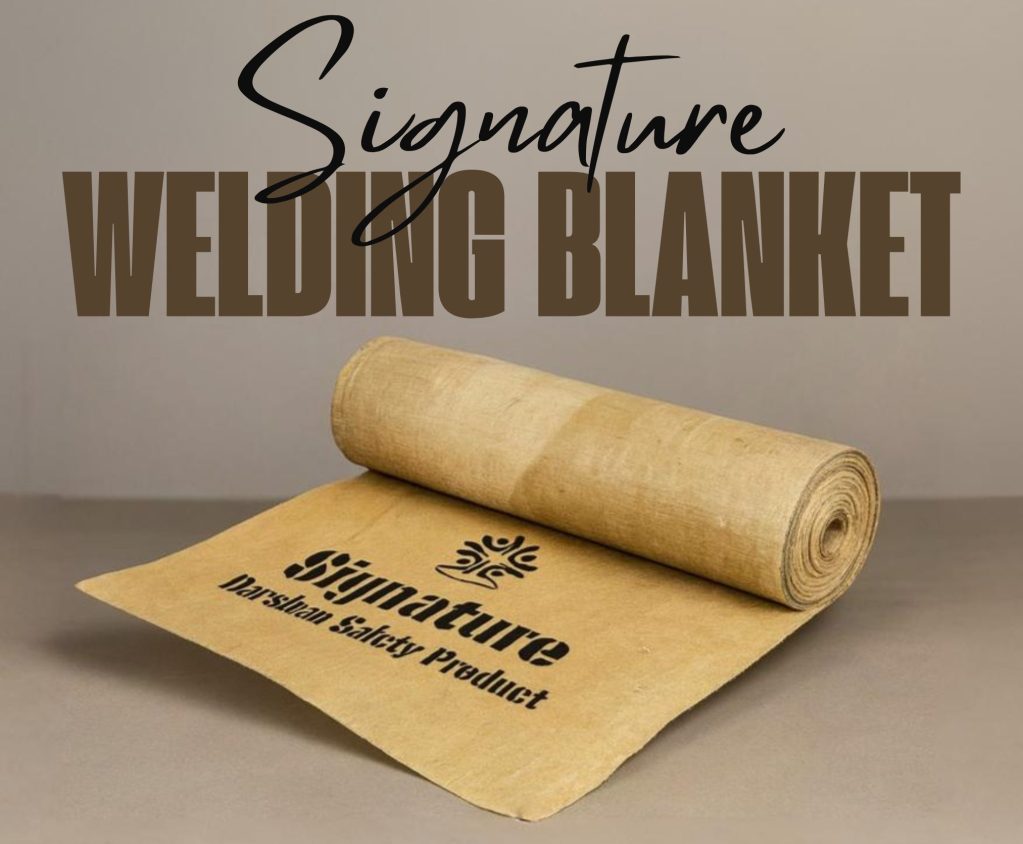 Welding Blanket in Jubail used for industrial spark and heat protection during welding operations