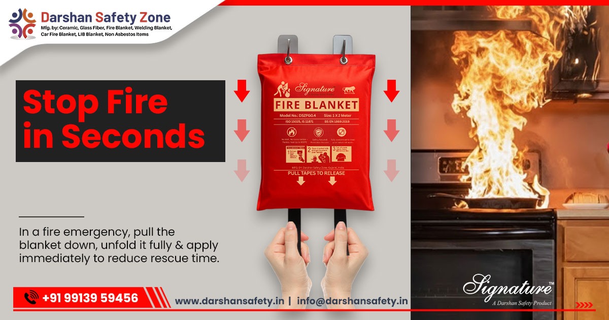 Fire Blanket Manufacturer and Supplier in Maharashtra