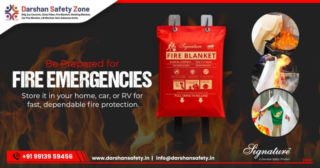 Fire Blanket Manufacturer and Supplier in Telangana