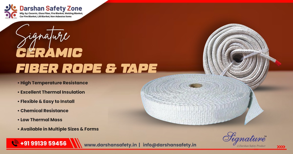 Ceramic Fiber Rope and Tape Manufacturer and Supplier in Chhattisgarh
