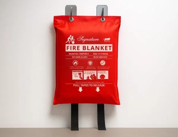 Signature Fire Blanket in Glasgow wall-mounted emergency fire safety blanket