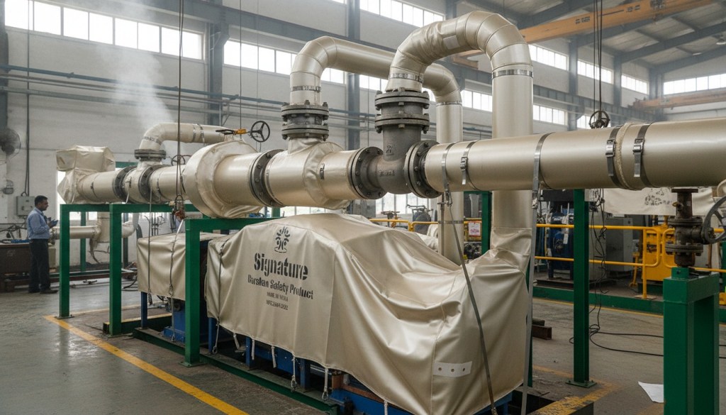 High Silica Fabric heat resistant material for industrial protection in Sheffield