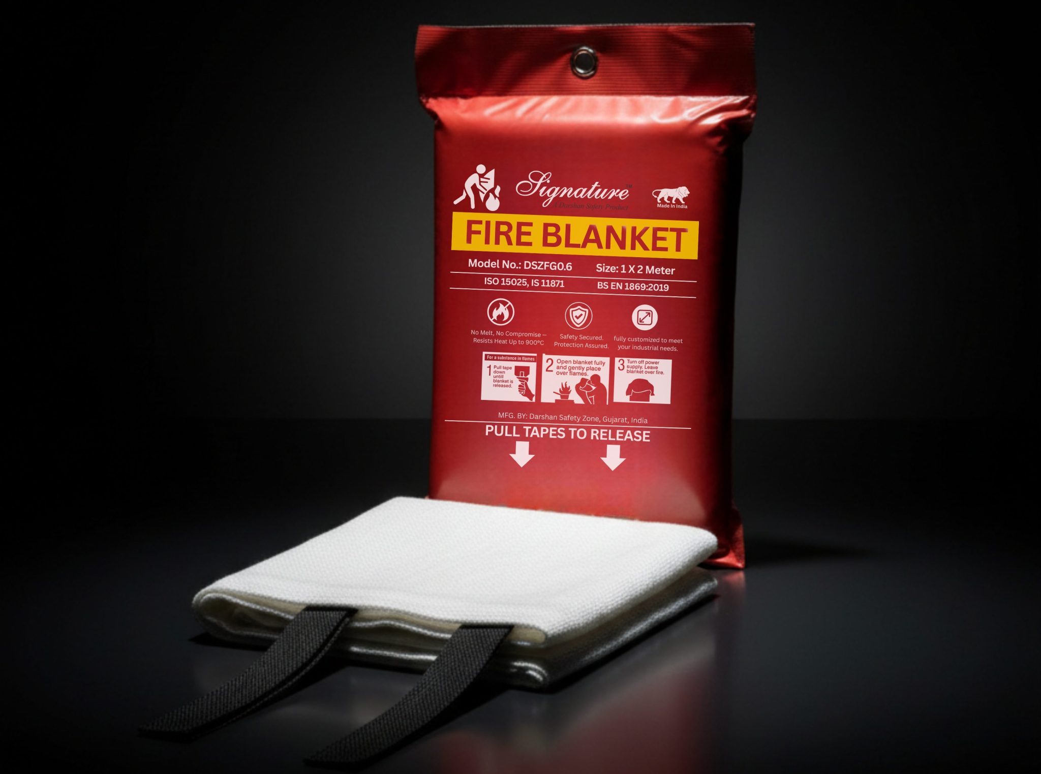fire blankets in Cardiff for kitchen and industrial fire safety