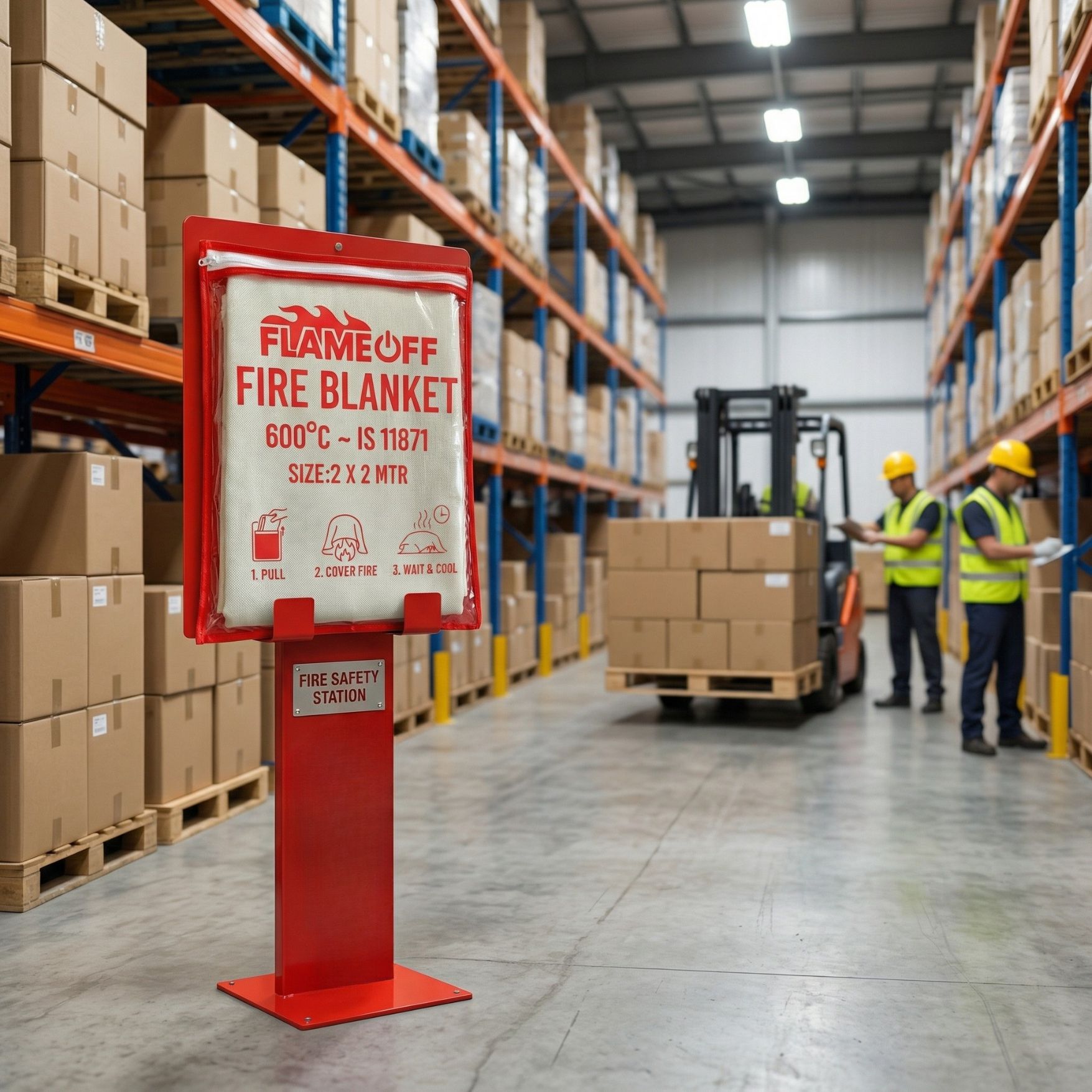 Pro Fire Blanket 2m × 2m