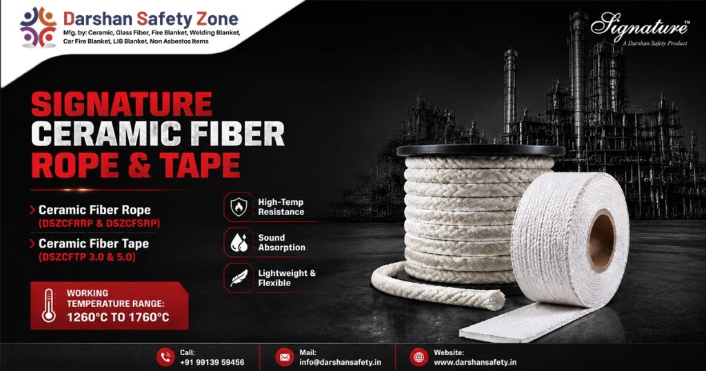 Ceramic Fiber Rope and Tape in Odisha