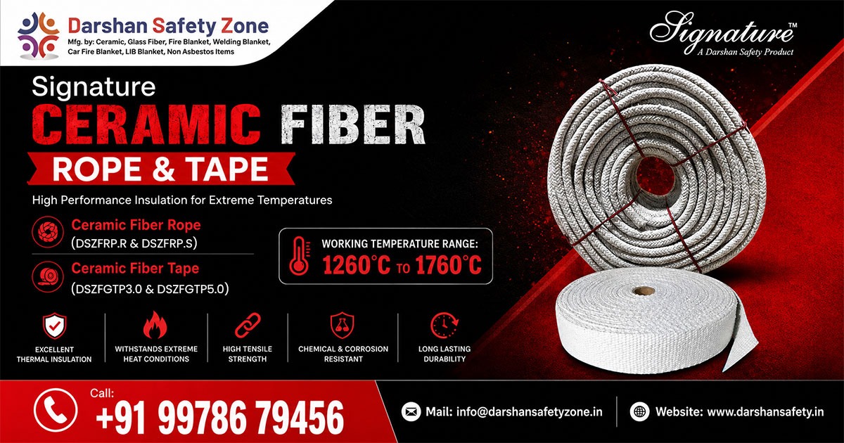 Ceramic Fiber Rope and Tape in Jharkhand