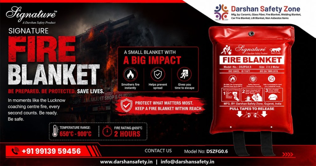 Fire Blankets Manufacturer and Supplier in Ahmedabad